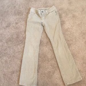 Limited Too tan Corduroy pants, Size 8 slim